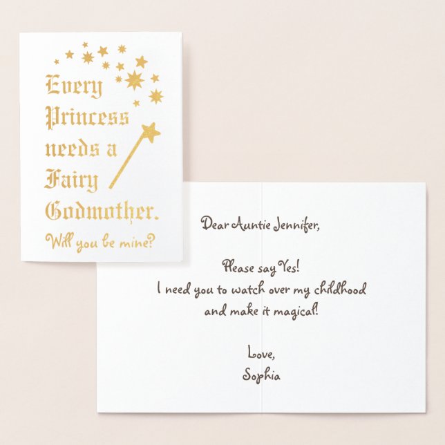 Prinzessin braucht eine Märchenmagic-Wand-Sterne Folienkarte (Anzeige)