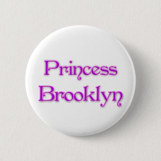 Prinzessin Brooklyn Button (Vorderseite)