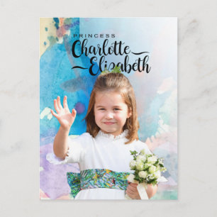 Prinzessin Charlotte Elizabeth 6. Geburtstagspostk Postkarte