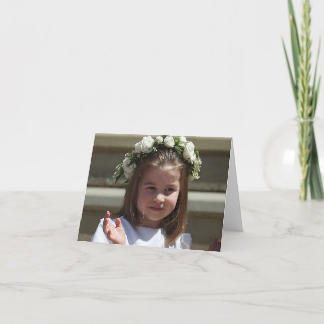Prinzessin Charlotte Karte (Vorderseite)