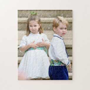 Prinzessin Charlotte und Prinz George Puzzle