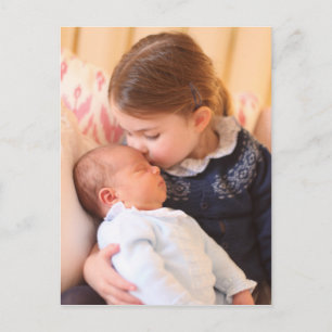 Prinzessin Charlotte und Prinz Louis Postkarte