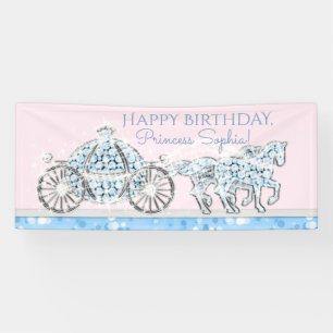 Prinzessin Cinderella Geburtstagsfeier Banner