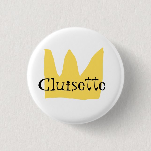 Prinzessin Cluisette Button (Vorderseite)
