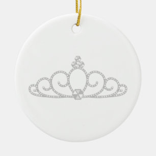 Prinzessin Crown Keramikornament