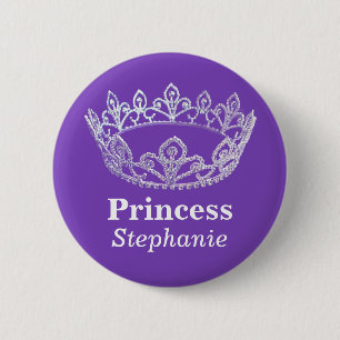Prinzessin Crown Pin Button