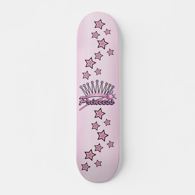 Prinzessin Crown Skateboard (Vorne)