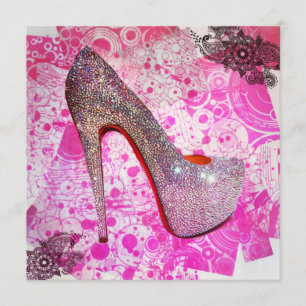 Prinzessin Crystal Heel Greeting Karte