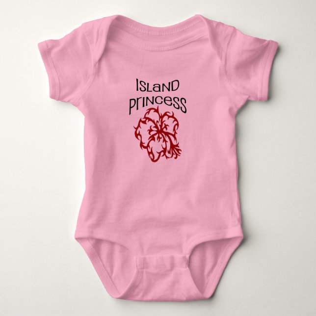 Prinzessin der Insel Baby Strampler (Vorderseite)