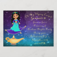 Prinzessin des arabische Nachtschlummer-Party