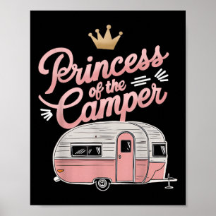 Prinzessin des Camper Wohnmobil Anhänger Rv eine F Poster