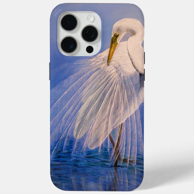 Prinzessin des Nebels - Grosses Egret Case-Mate iPhone Hülle (Rückseite)