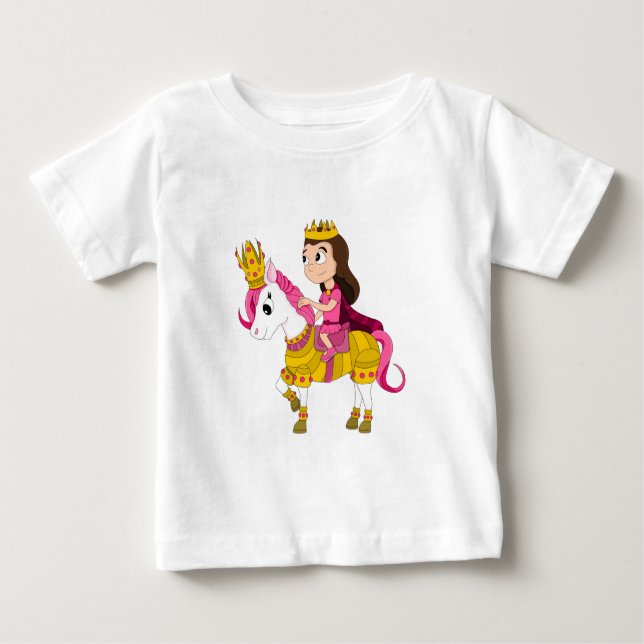 Prinzessin des niedlichen Cartoon Baby T-shirt (Vorderseite)