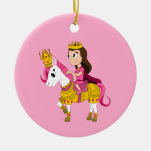 Prinzessin des niedlichen Cartoon Keramik Ornament