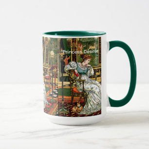 Prinzessin Désirée, hübsches Mädchen Vintage Art N Tasse