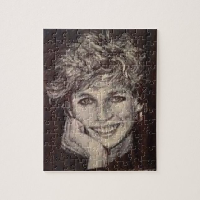 PRINZESSIN DIANA INK PEN PORTRAIT PUZZLE (Vertikal)