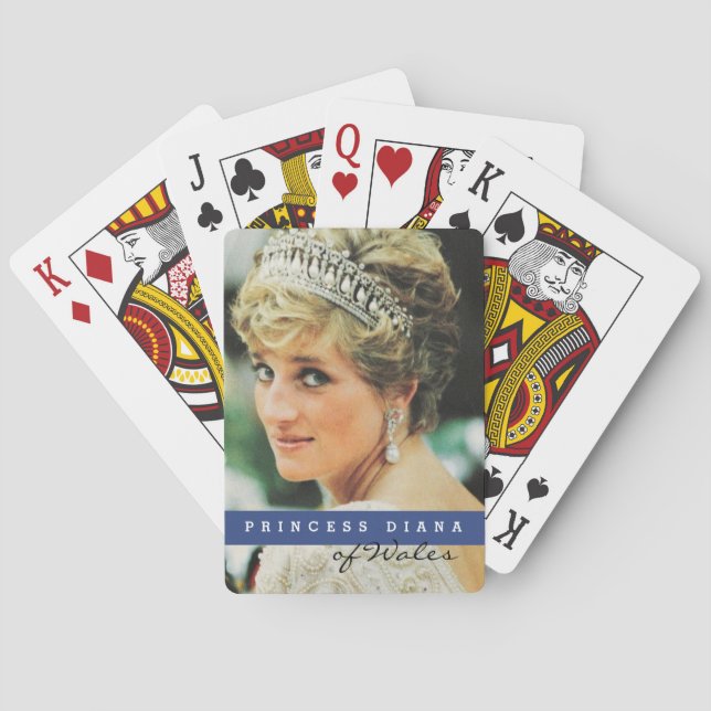 Prinzessin Diana von Wales Spielkarten (Rückseite)