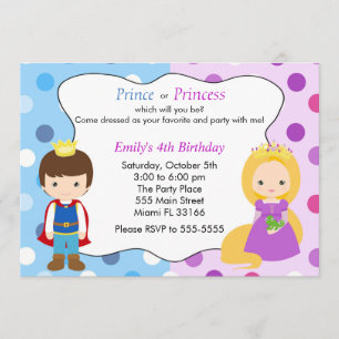 Prinzessin Einladung Kindergeburtstag Party