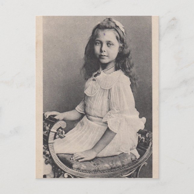 Prinzessin Elisabeth von Hessen (1895-1903) - Hess Postkarte (Vorderseite)