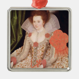 Prinzessin Elizabeth, Tochter von James I, 1612 Silbernes Ornament