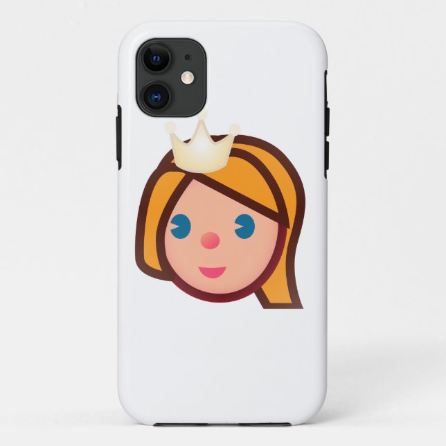 Prinzessin Emoji Case-Mate iPhone Hülle (Rückseite)