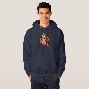 Prinzessin Emoji mens hoodie Sweatshirt