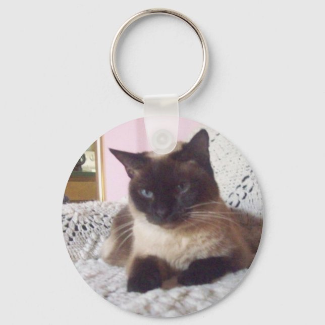 Prinzessin entspannt auf der Couch Schlüsselanhänger (Vorderseite)