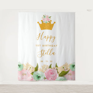 Prinzessin Erste Geburtstagsfeier Tapisserie Hinte Wandteppich