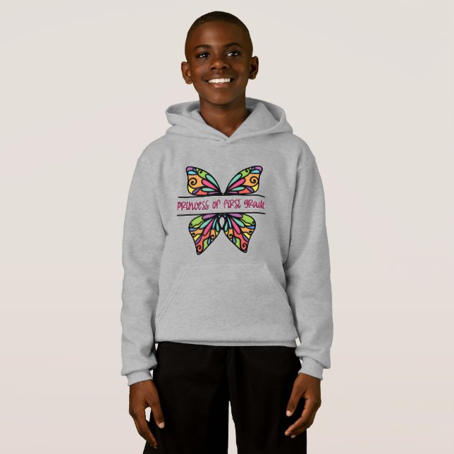 Prinzessin erster Klasse Hoodie (Vorne ganz)