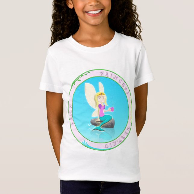 Prinzessin Fairy Mermaid Tee (Vorderseite)
