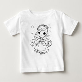 Prinzessin färbt es sich selbst baby t-shirt