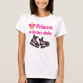 Prinzessin für Hockey-Skate T-Shirt