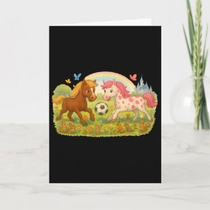 Prinzessin Fußballpony Karte