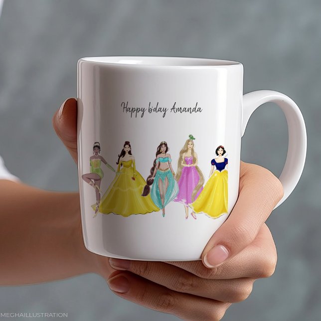 Prinzessin, Geburtstag, Prozellantasse (Von Creator hochgeladen)