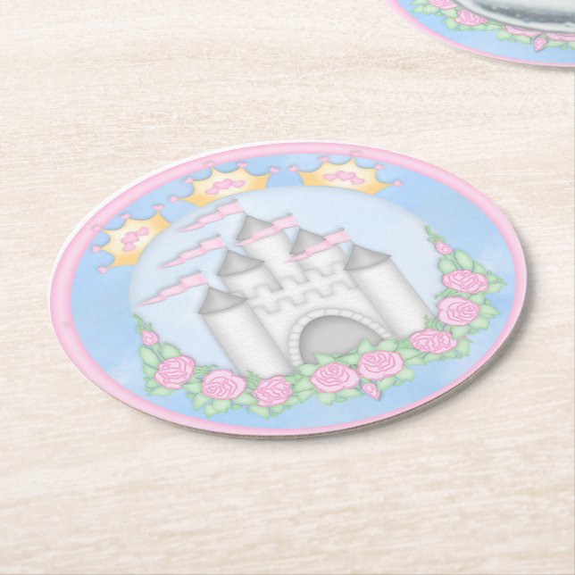 Prinzessin, Geburtstag, Untersetzer von Duschdesig (Angewinkelt)