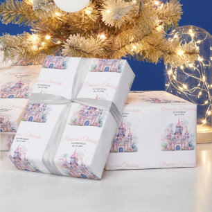 Prinzessin Geburtstagsfeier, Prinzessin Schloss Ge Geschenkpapier