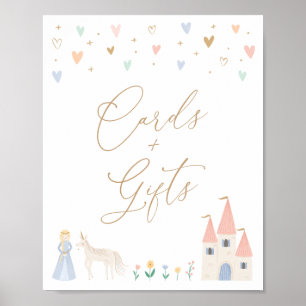 Prinzessin Geburtstagsparty Karten und Geschenke U Poster