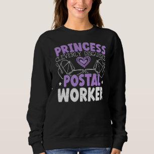 Prinzessin, geschickt als Postleitzahl verkleidet Sweatshirt