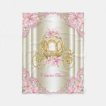 Prinzessin Goldrosa Kutsch-Babydecke