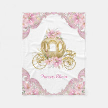 Prinzessin Goldrosa Kutsch-Babydecke