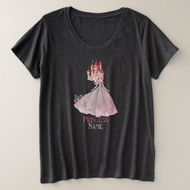 Prinzessin Große Größe T-Shirt (Design vorne)