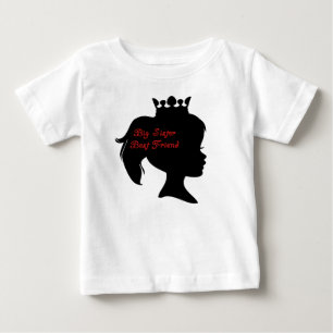 Prinzessin große Schwester beste Freundin Baby T-shirt