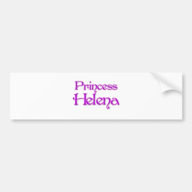 Prinzessin Helena Autoaufkleber (Vorne)