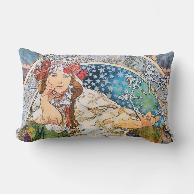 Prinzessin Hyacinth Vintages Theater Werbung Lendenkissen (Vorderseite)