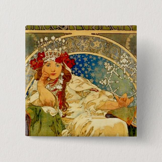 Prinzessin Hyazinthe  Button (Vorderseite)