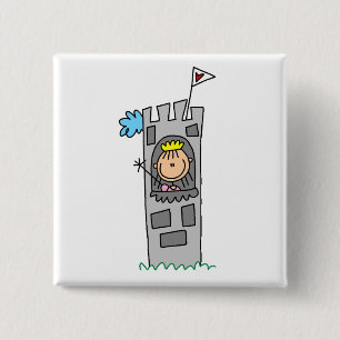 Prinzessin im Burgturm Button