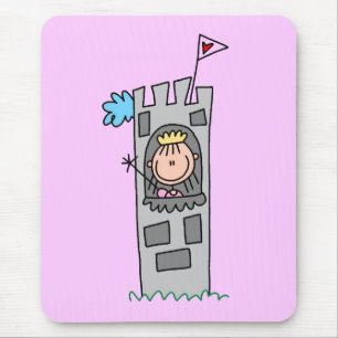 Prinzessin im Burgturm Mousepad
