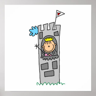 Prinzessin im Burgturm Poster