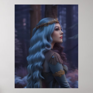 Prinzessin im Wald Poster