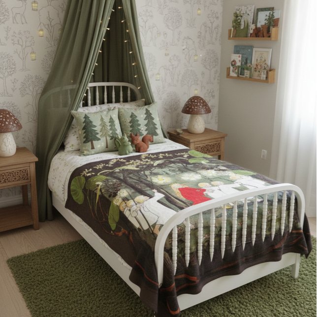 Prinzessin im Wald Sibylle von Olfers Fleecedecke (Von Creator hochgeladen)